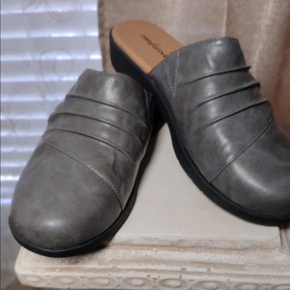 NWOT Comfortview Light Weight Gray Clogs size 8W - Picture 4 of 8